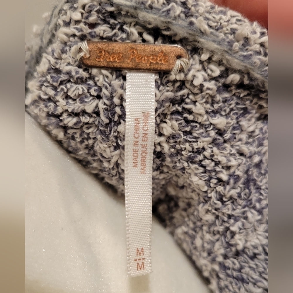 FREE PEOPLE Good Day Pullover In Charcoal Size M - Picture 9 of 10